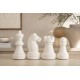 J-Line Schaakstuk wit set-4 Small